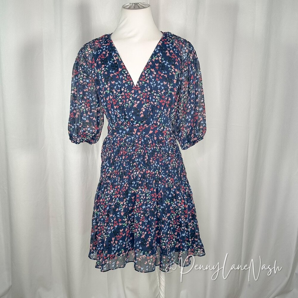 Ted Baker Casadee Smock Panel Wrap Mini Dress Size 1/S - Picture 3 of 14